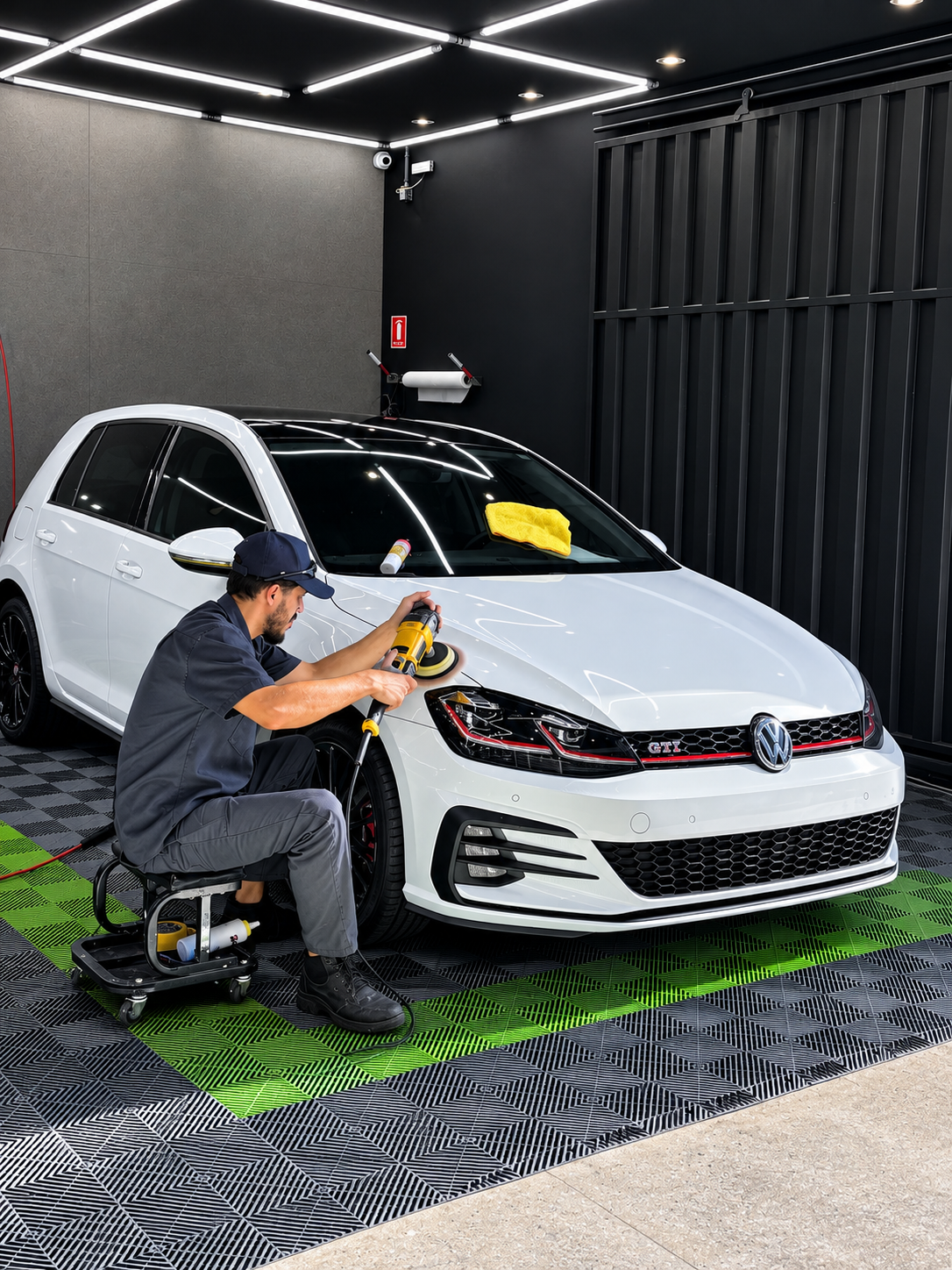 Serviço de estética automotiva da Trauen